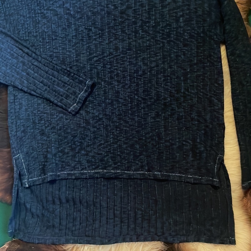 Juicy Couture Blue and Black Long Sleeve‎ Sweater - Picture 2 of 7